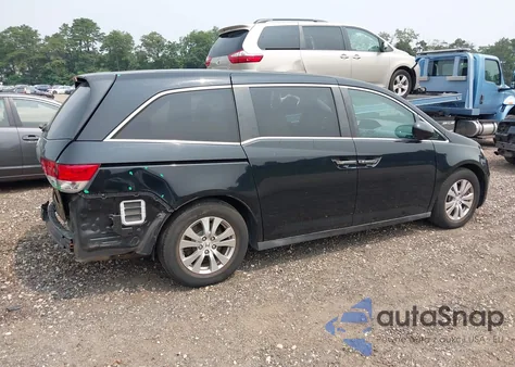 2014 Honda Odyssey Ex z USA, uszkodzony, nr VIN 5FNRL5H42EB134388